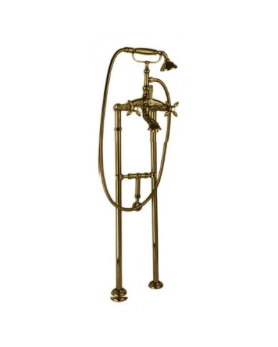 Напольный смеситель для ванны с кронштейном для слива-перелива CEZARES NOSTALGIA-VDPS-02-M