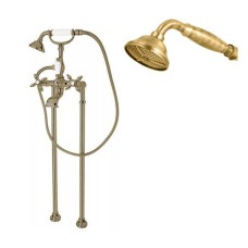 Напольный смеситель для ванны с ручным душем шлангом 150см CEZARES LORD-VDP-02-M