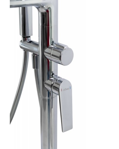 Напольный смеситель для ванны и душа, однорычажный с ручным душем CEZARES COMFORT-VDP-01