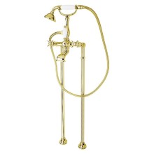 Напольный смеситель для ванны с ручным душем, шлангом 150 см CEZARES LORD-VDP-03/24-Bi