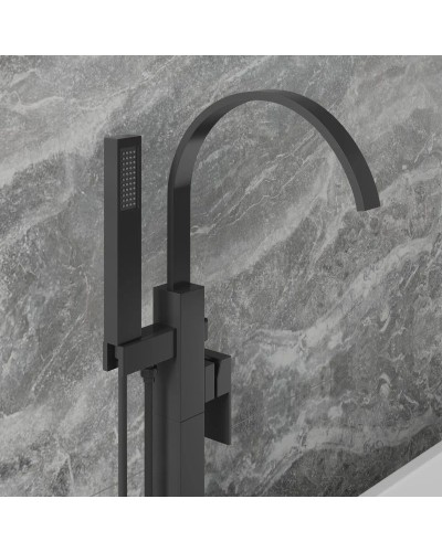 Смеситель напольный для ванны NT Bagno Nera B NT42031