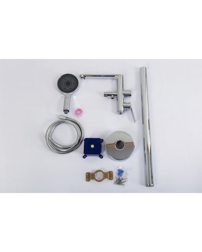 Напольный смеситель для ванны и душа, однорычажный с ручным душем CEZARES COMFORT-VDP-01