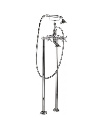 Напольный смеситель для ванны с ручным душем и шлангом 150 см CEZARES NOSTALGIA-VDP-01-M