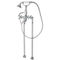 Напольный смеситель для ванны с ручным душем, шлангом 150 см CEZARES GOLF-VDP-01-Bi