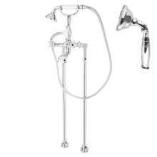 Напольный смеситель для ванны с ручным душем, шлангом 150 см CEZARES LORD-VDP-01-M