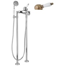 Напольный смеситель для ванны с ручным душем CEZARES ELITE-VDPM-02-Bi