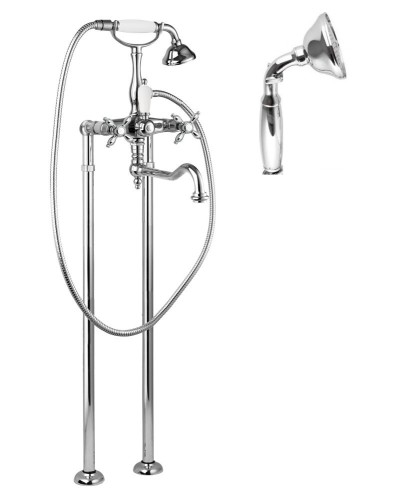 Напольный смеситель для ванны с поворотным изливом CEZARES NOSTALGIA-VDP2-01-M