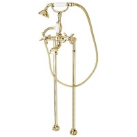 Напольный смеситель для ванны с ручным душем и шлангом 150 см CEZARES NOSTALGIA-VDP-03/24-Bi