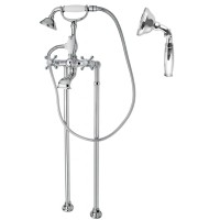Напольный смеситель для ванны с ручным душем, шлангом 150 см CEZARES GOLF-VDP-01-M
