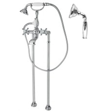 Напольный смеситель для ванны с ручным душем, шлангом 150 см CEZARES GOLF-VDP-01-M
