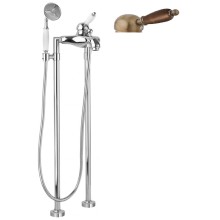 Напольный смеситель для ванны с ручным душем CEZARES ELITE-VDPM-02-Nc