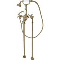 Напольный смеситель для ванны с ручным душем и шлангом 150 см CEZARES NOSTALGIA-VDP-02-Bi