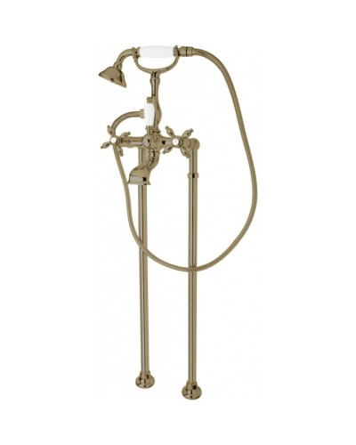 Напольный смеситель для ванны с ручным душем и шлангом 150 см CEZARES NOSTALGIA-VDP-02-Bi