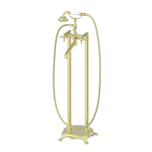 Смеситель для ванны напольного монтажа Wonzon & Woghand, Брашированное золото (WW-88649020-BG)