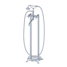 Смеситель для ванны напольного монтажа WONZON & WOGHAND, Хром (WW-88649020-CR)