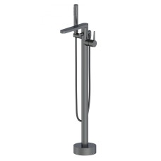 Смеситель для ванны напольного монтажа WONZON & WOGHAND, Темный графит (WW-88649901-BGM)