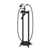 Смеситель для ванны напольного монтажа WONZON & WOGHAND, Черный матовый (WW-88649020-MB)