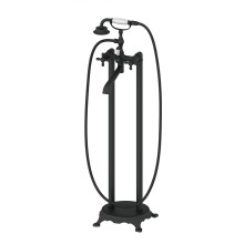 Смеситель для ванны напольного монтажа WONZON & WOGHAND, Черный матовый (WW-88649020-MB)