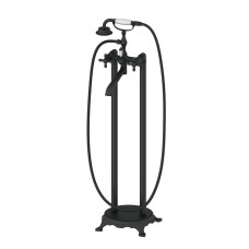 Смеситель для ванны напольного монтажа WONZON & WOGHAND, Черный матовый (WW-88649020-MB)