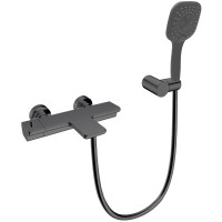 Термостат для ванны AltroBagno Lamberto AltroBagnoLamberto0224GrMt с душевым гарнитуром, оружейная сталь