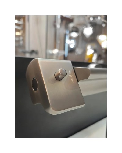 Термостат для ванны AltroBagno Lamberto AltroBagnoLamberto0224GrMt с душевым гарнитуром, оружейная сталь