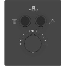 Термостат для ванны Vincea VSCV-321T-MMB встраиваемый, черный матовый