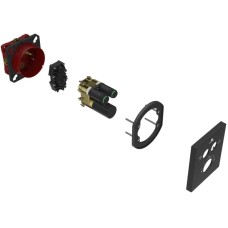 Термостат для ванны Vincea VSCV-321T-MMB встраиваемый, черный матовый