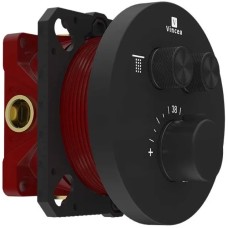 Термостат для ванны Vincea VSCV-322T-MMB встраиваемый, черный матовый