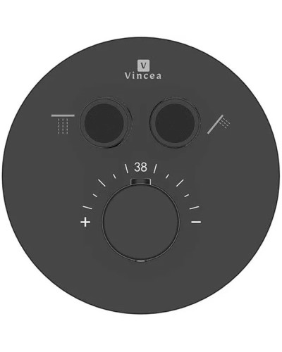 Термостат для ванны Vincea VSCV-322T-MMB встраиваемый, черный матовый