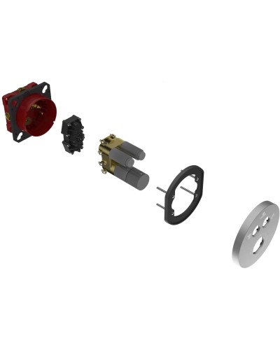 Термостат для ванны Vincea VSCV-322T-MGM встраиваемый, вороненая сталь