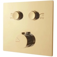 Смеситель для ванны Vincea VSCV-421BG4 встраиваемый, золотой матовый