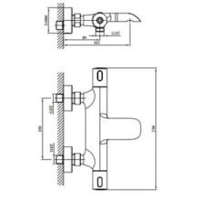 Термостат для ванны AltroBagno Costanza AltroBagnoCostanza0214Or