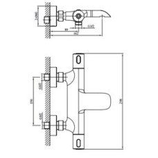 Термостат для ванны AltroBagno Costanza AltroBagnoCostanza0214Or