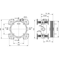 Встраиваемый комплект Ideal Standard EasyBox A1000NU