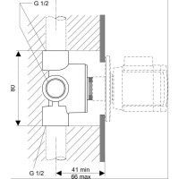 Скрытая часть Ideal Standard A2391NU