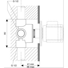 Скрытая часть Ideal Standard A2391NU