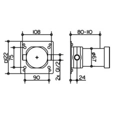 Встраиваемая функциональная часть Keuco IXMO 59541000070
