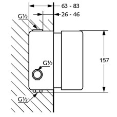 Термостат для скрытого монтажа Kludi Joop! 35158