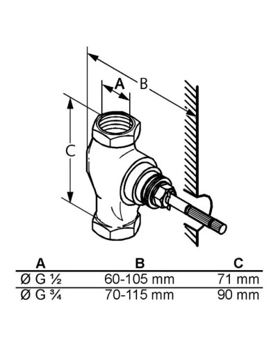 Скрытая часть вентиля Kludi Ambienta 53811