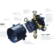 Универсальная встроенная часть Am.Pm MultiDock F100100