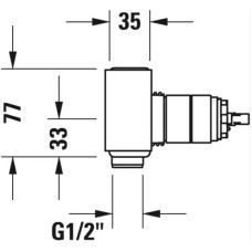 Скрытая часть для смесителя Duravit C.1 GK1900002000