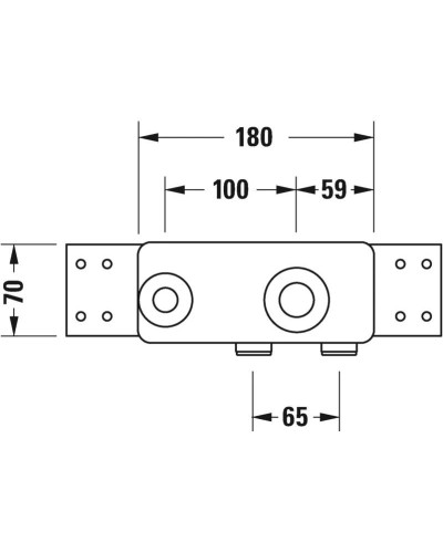 Скрытая часть для смесителя Duravit C.1 GK1900002000