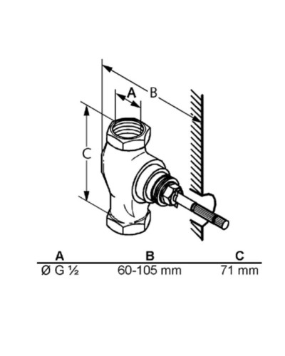 Скрытая часть Kludi 29809