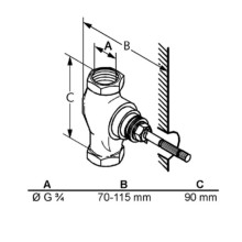 Скрытая часть Kludi 29811