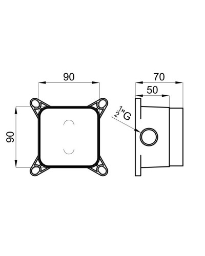 Скрытая часть Noken Smart Box Bath N199999397