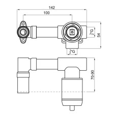 Скрытая монтажная часть Noken Tono N199999117