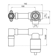 Скрытая монтажная часть Noken Tono N199999116