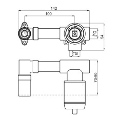 Скрытая монтажная часть Noken Tono N109390074