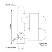 Скрытая часть Jaquar ALD-CHR-055