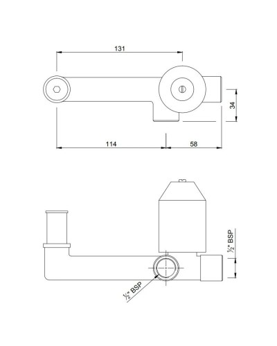 Скрытая часть Jaquar ALD-CHR-233